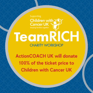 Build your effective team and support Children with Cancer UK who will receive 100% of ticket price
